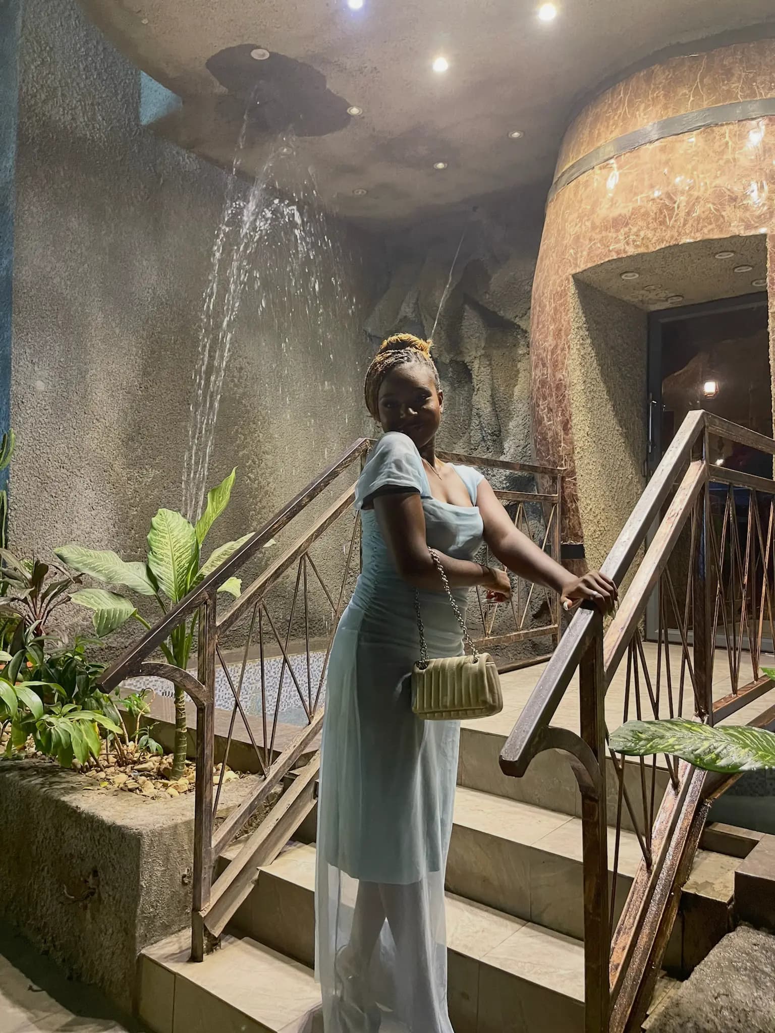 A candlelit proposal at The Cave Restaurant, Abuja
